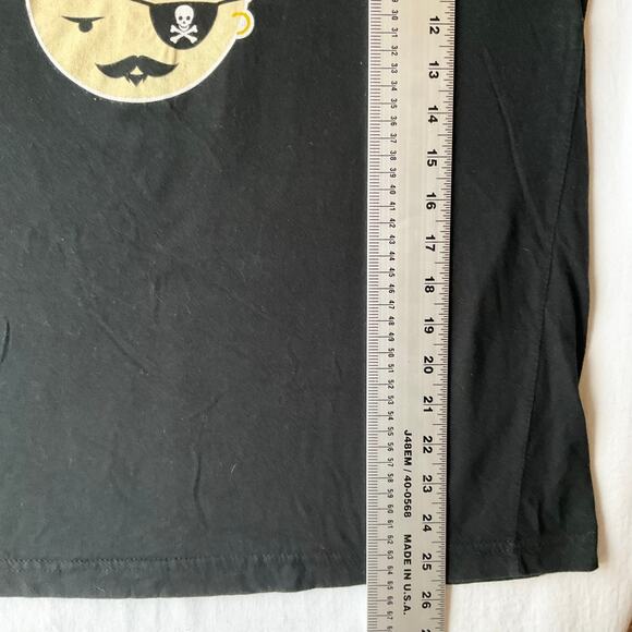 Loungefly Men Short Sleeve Crewneck T-shirt Size M, Black, It’s Ok I’m A Pirate - Picture 4 of 8